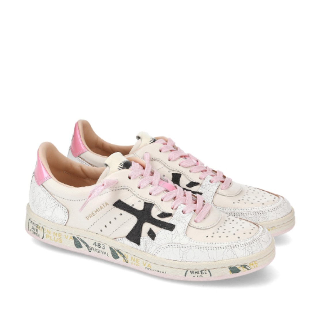 Shop Premiata Basket Clay Sneakers In Grey