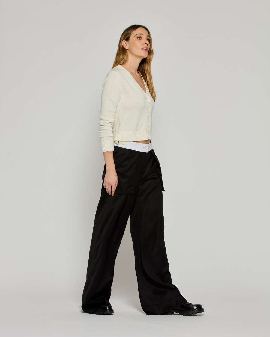 Serena Bute Inside Out Trouser - Black In Black