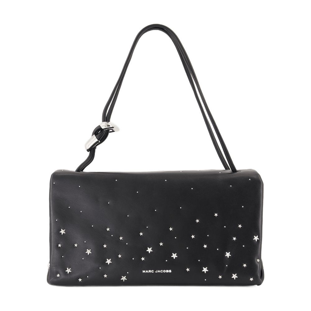 Marc Jacobs The Big Link Shoulder Bag - Leather - Black In Black