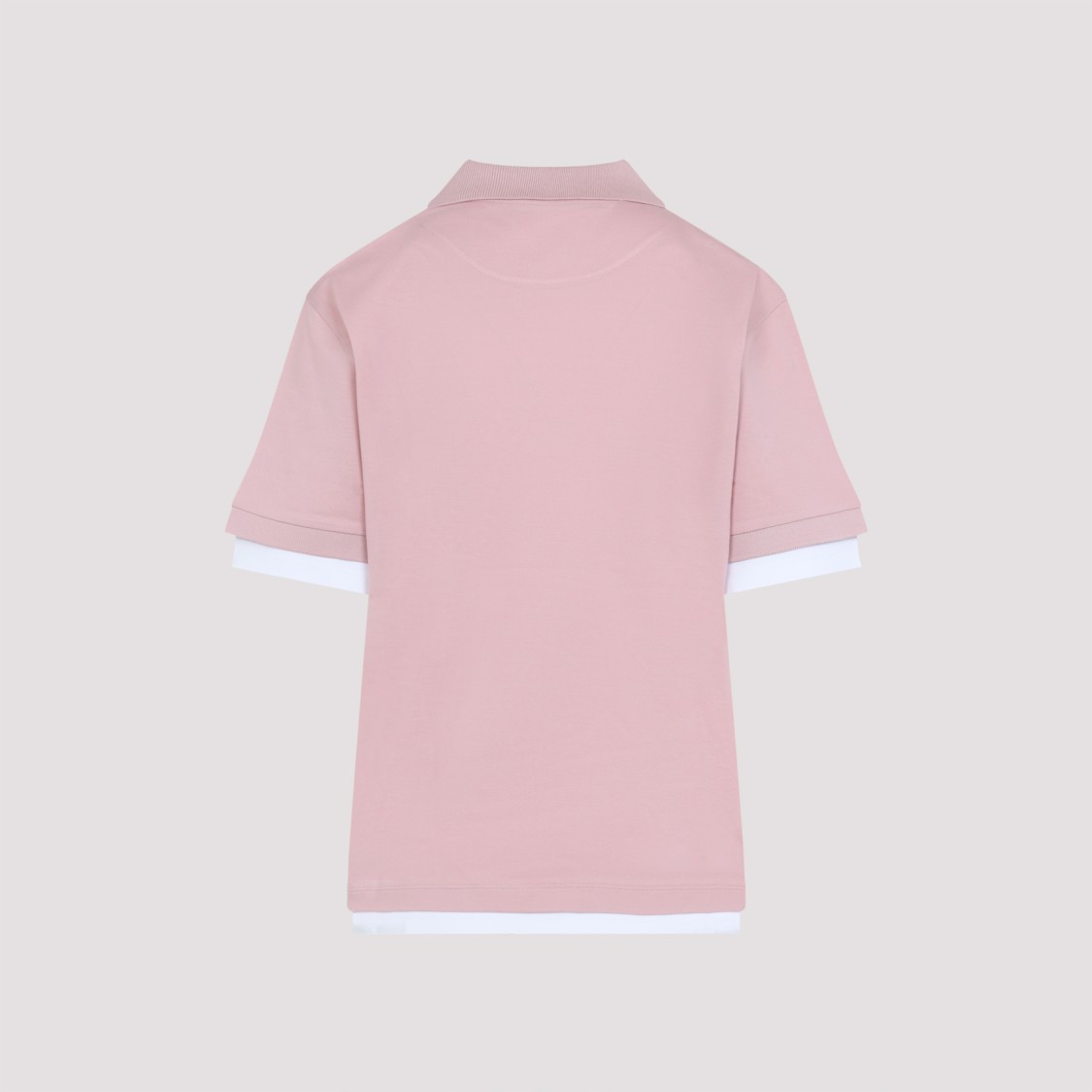 Tシャツ・カットソー Prada Classic Polo T-Shirt With Contrasting Trim Prada Classic Polo T-shirt With Contrasting Trim In Pink