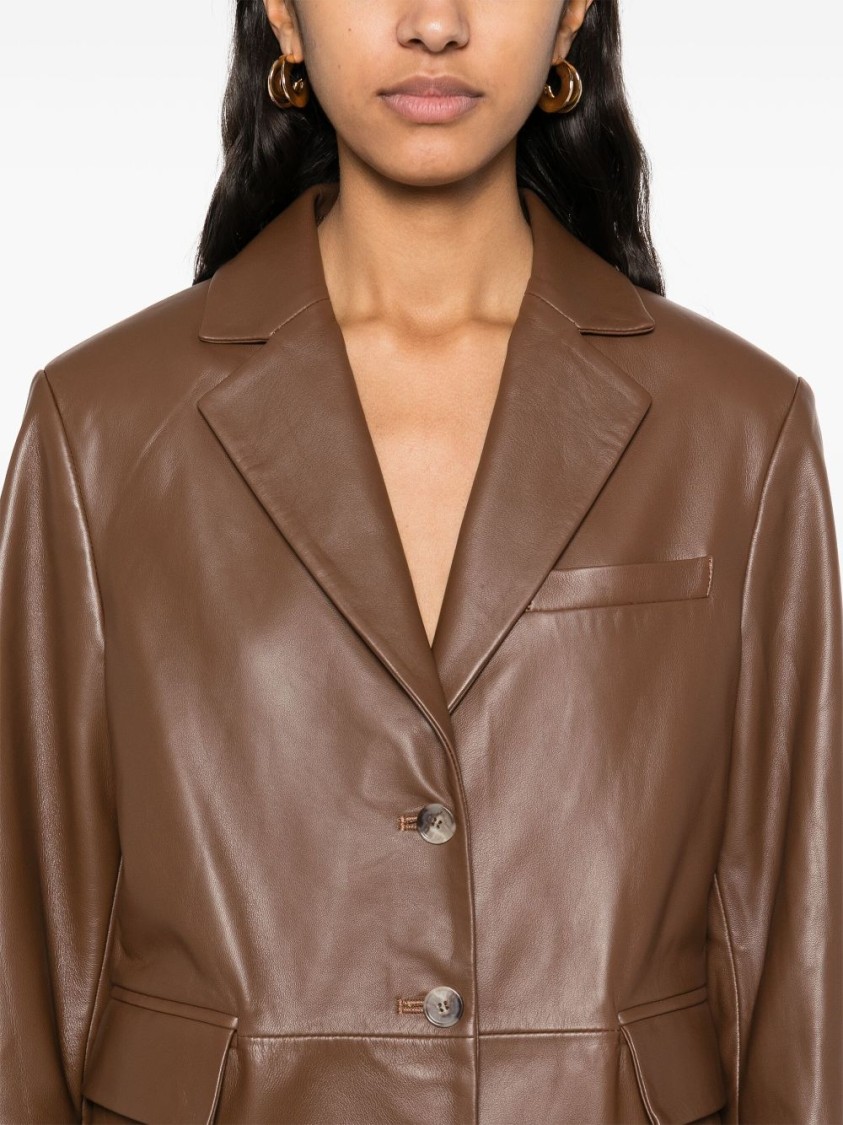 Loulou Studio Brown Aldo Blazer In Brown