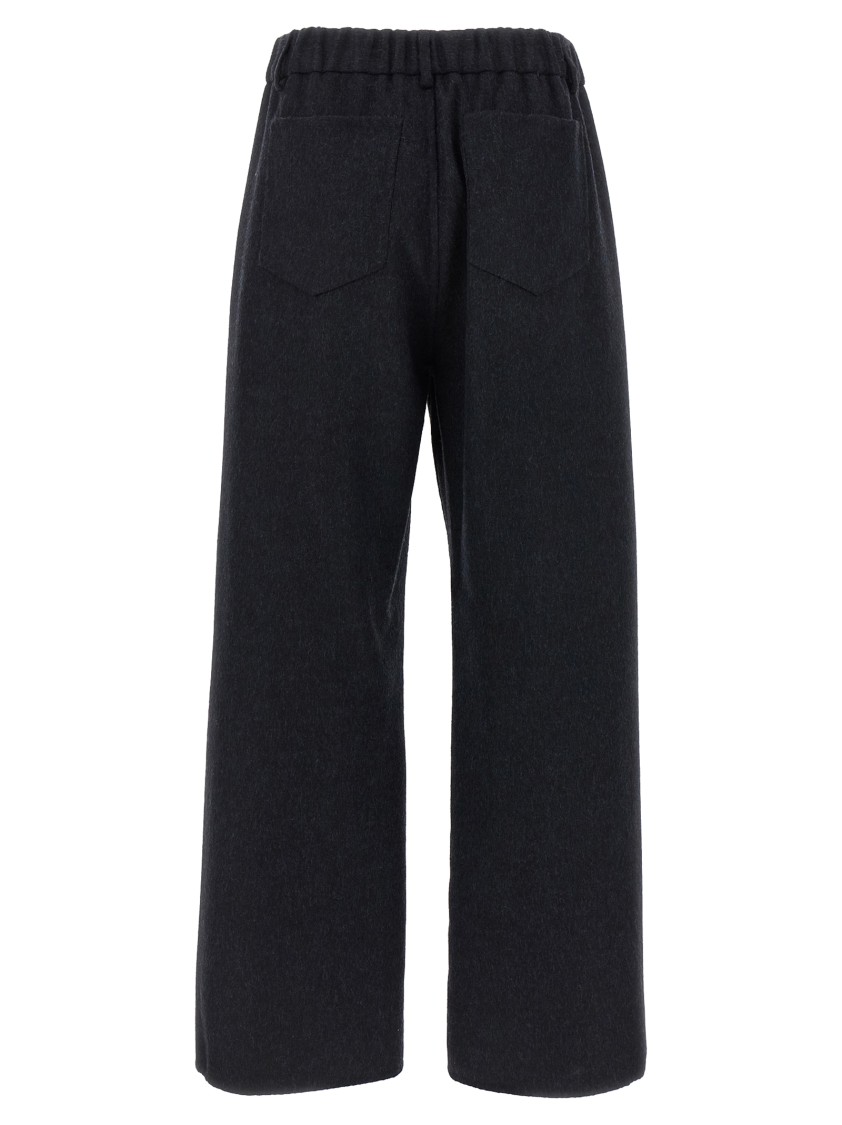Brunello Cucinelli Comfort Fit Wool Flannel Pants