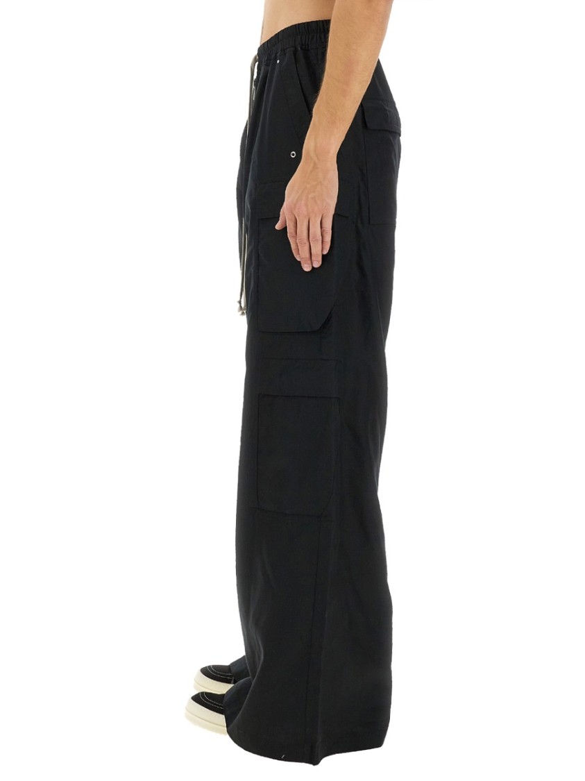 Rick Owens Drkshdw Drkshdw By Rick Owens Relaxed Fit Wide Leg Pants In Black