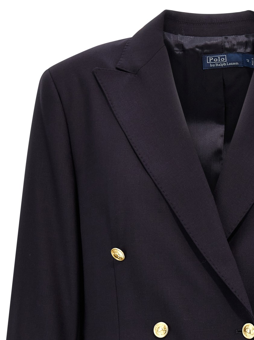 Polo Ralph Lauren Double-breasted Stretch Wool Blazer