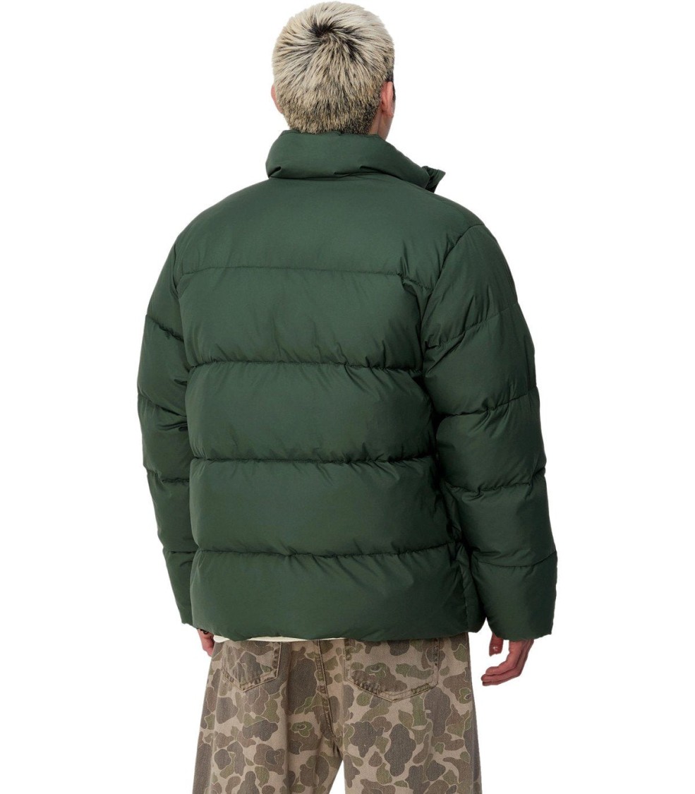 Carhartt Wip Springfield Sycamore Tree Padded Jacket In Green