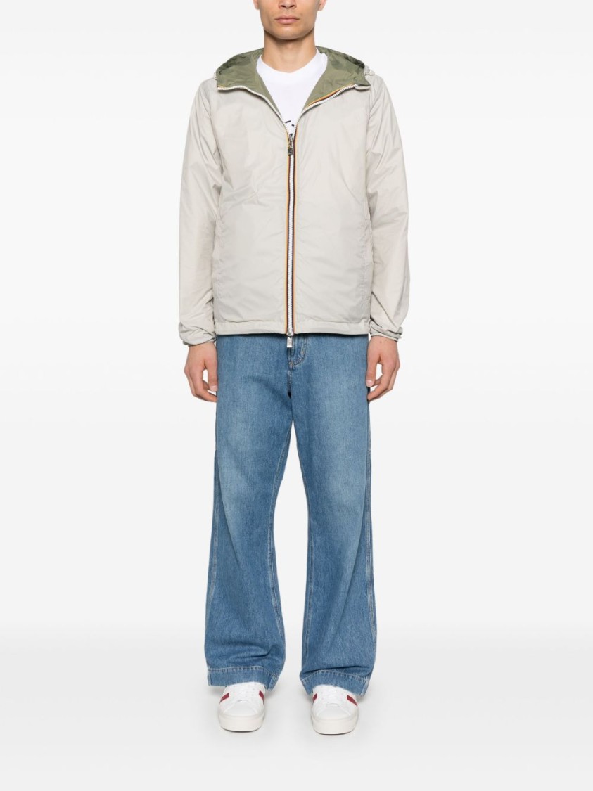 K-way Green 'jake Plus' Jacket With Logo