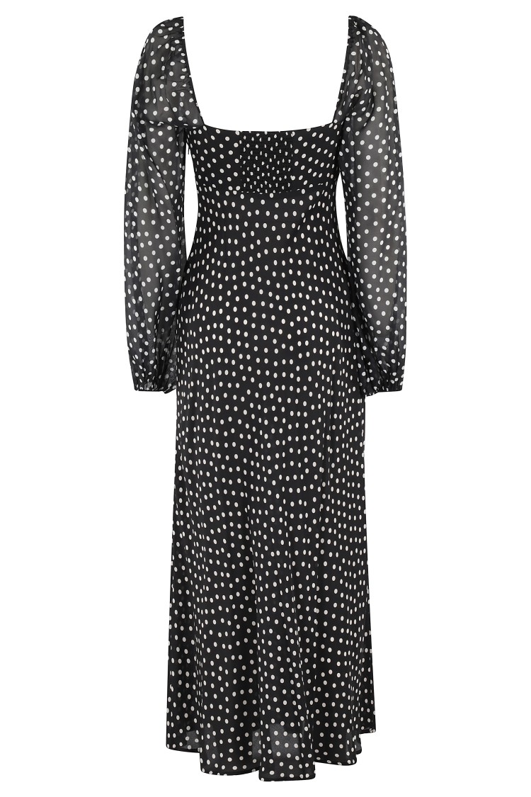 Shop Rixo London Rixo Ivy Dress In Black