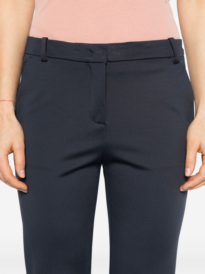 Pinko Beautiful Trousers With Belt Loops And Pockets In Blue