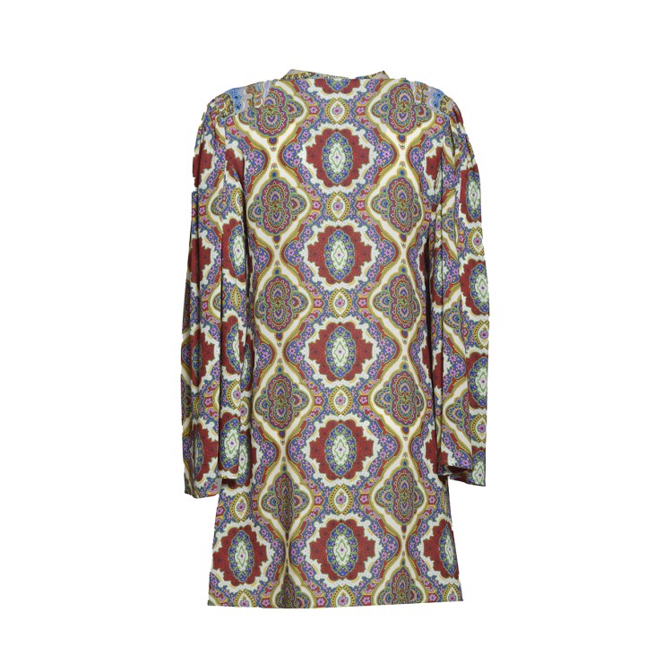 オールインワン・サロペット Etro Multicolored Viscose Shirt Dress Medallion Print Etro Multicolored Viscose Shirt Dress Medallion Print | THE LIST