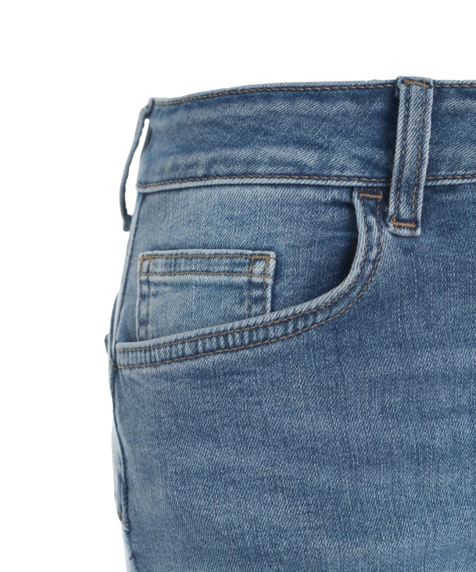 LIU •JO LIU JO HIGH-WAISTED BOOTCUT JEANS WITH FLARED LEG