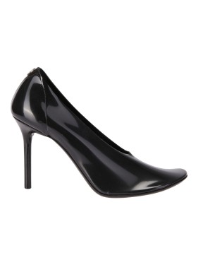 Courrèges Shadow Sandals In Black Leather | THE LIST