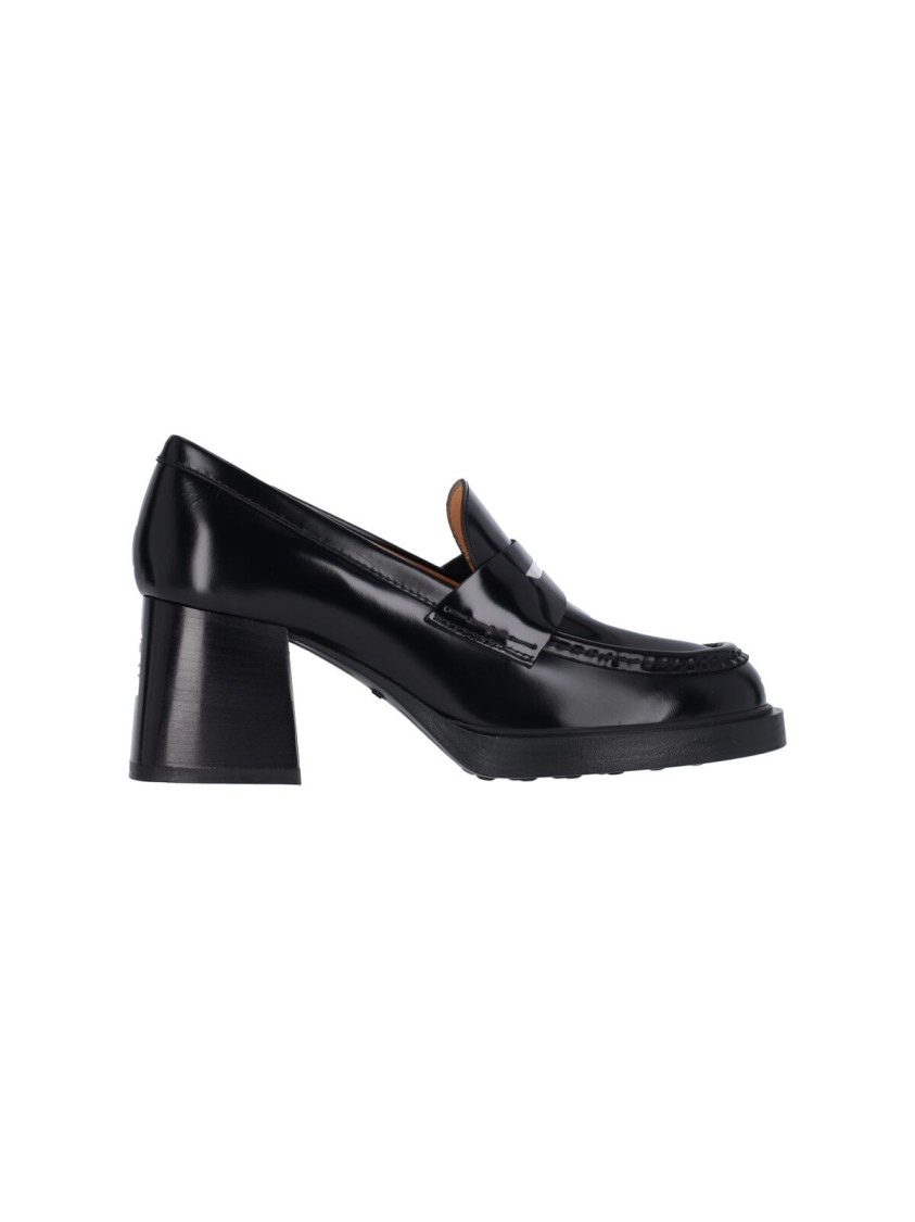 Tod's Platform Moccasins – Black