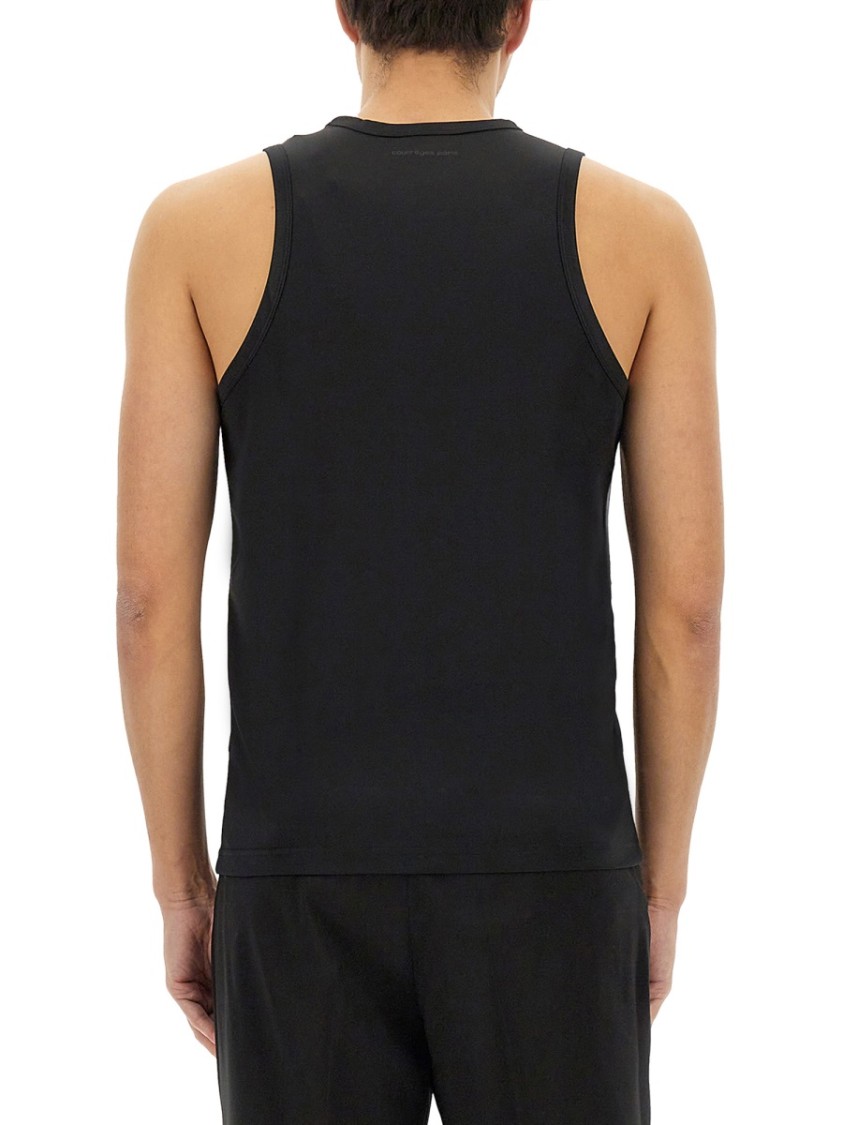 Courrèges Tank Top In Black