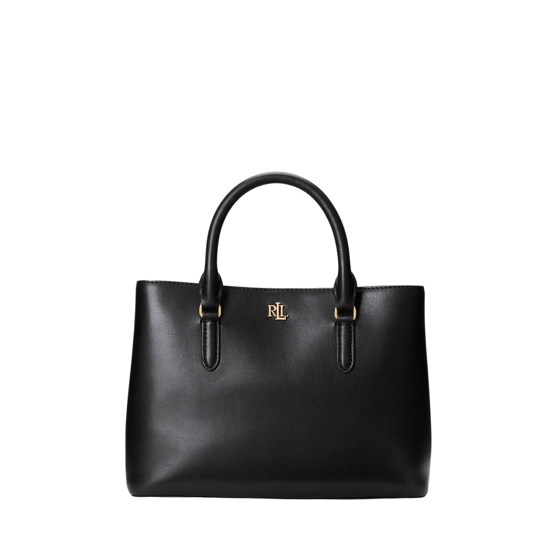 Ralph Lauren Lauren  Marcy 26 Satchel Small In Black