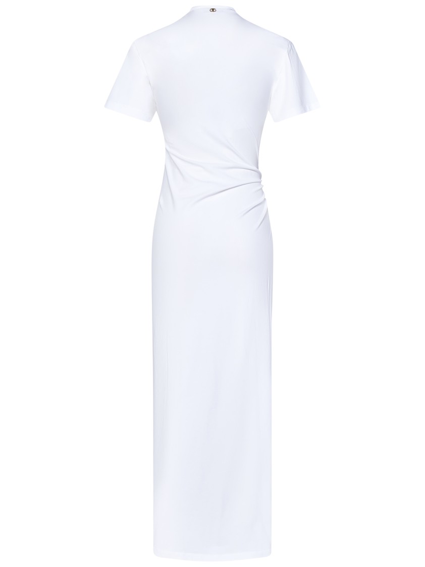 Shop Rabanne Maxi Dress With Piercing And Cut-out Details