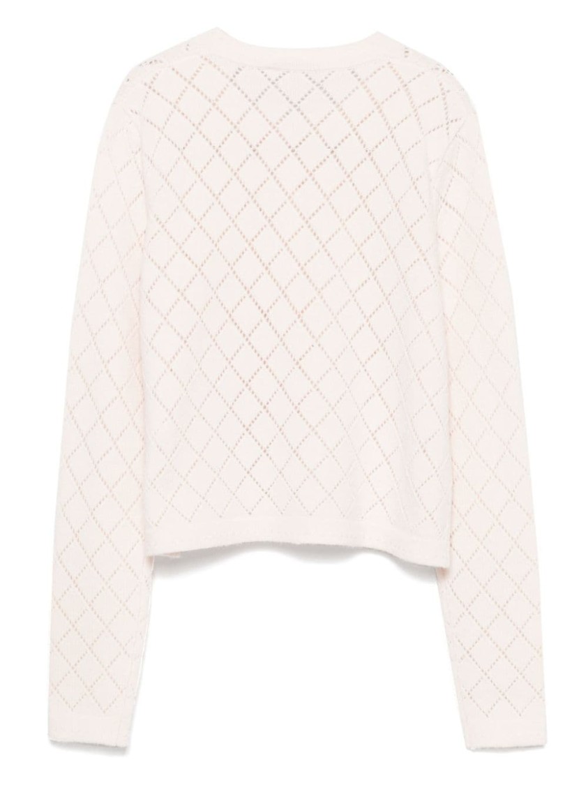 Zimmermann Illustration Cardigan In Pink