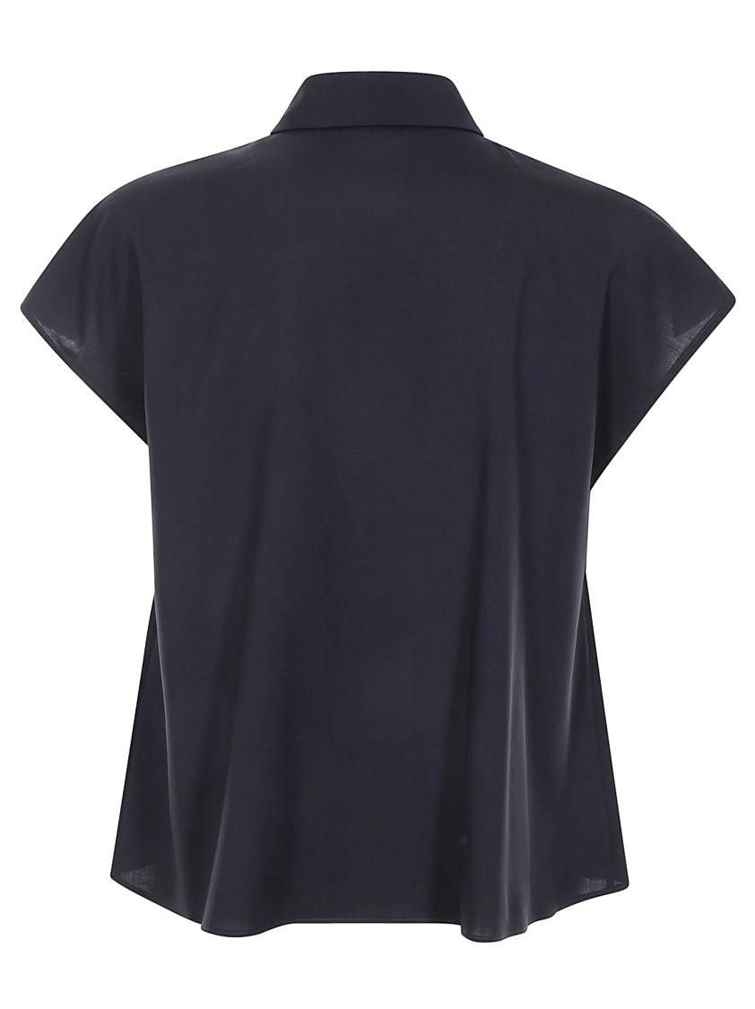 Shop Pt Torino Short Sleeve Shirt With Polished Button Detail