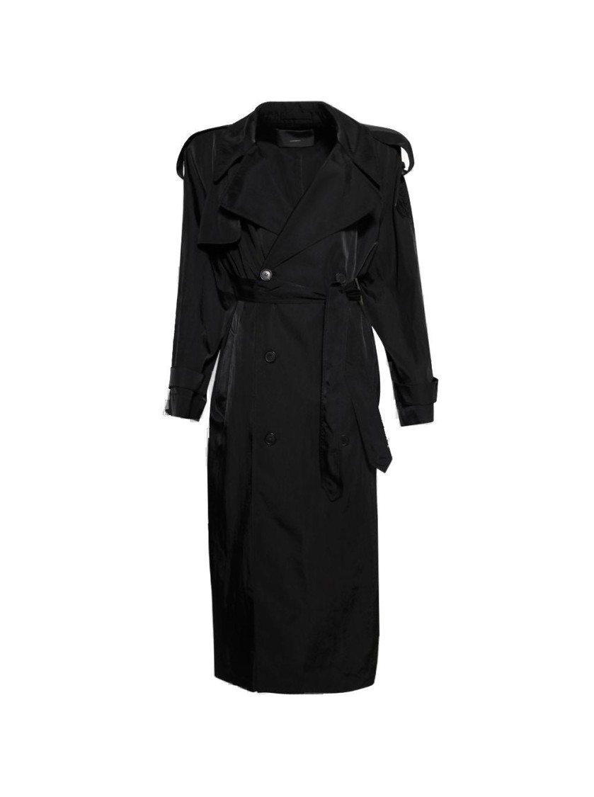 Wardrobe.nyc Technical Trench Coat Black