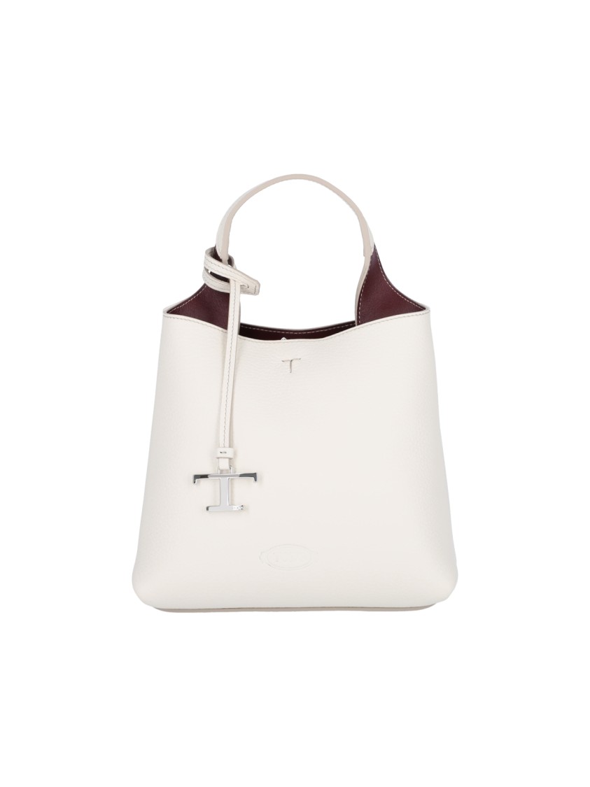 Tod's Logo Handbag – White