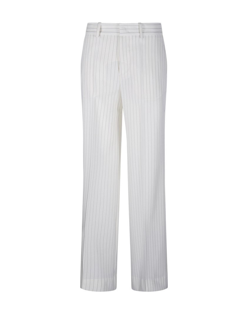 Shop P.a.r.o.s.h Parosh Classic White Tailored Pants