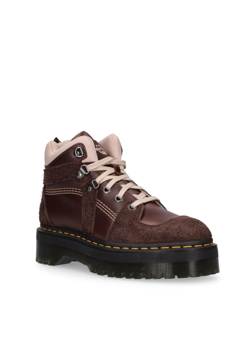 Dr. Martens' Dr. Martens Zuma Wooly Bully Hiker Boots In Black