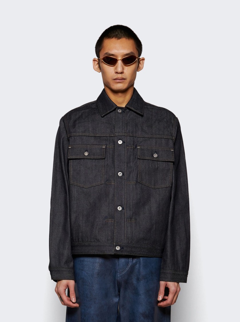 Jil Sander Denim Jacket In Blue