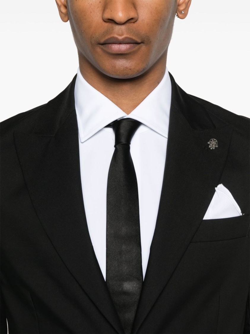 Shop Daniele Alessandrini Tailored Black Suit With Modern Fit
