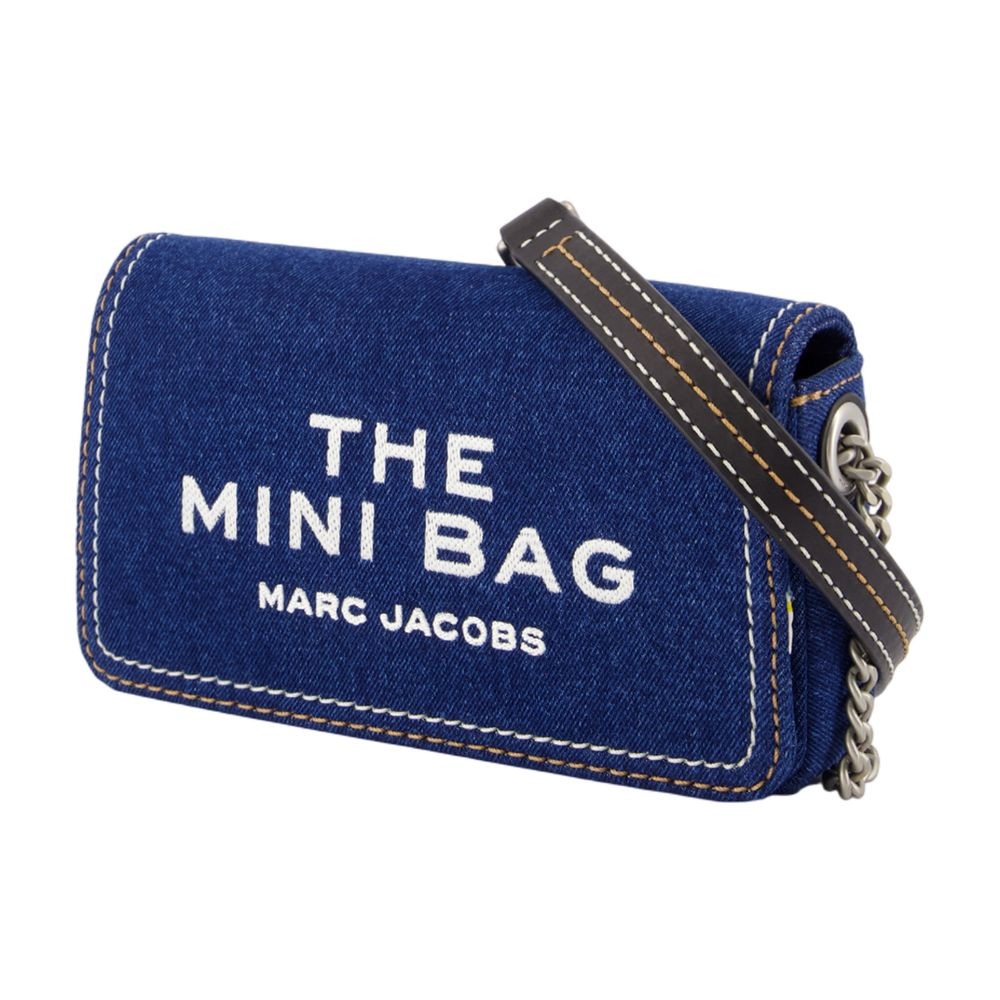 Marc Jacobs The Denim Chain Dark Wash Mini Cross-body Bag