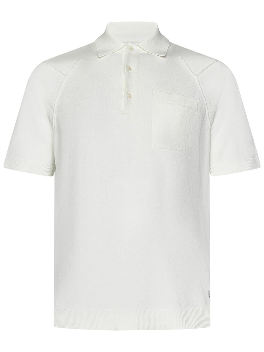 C.p. Company C.p.company Cotton Polo Shirt In White