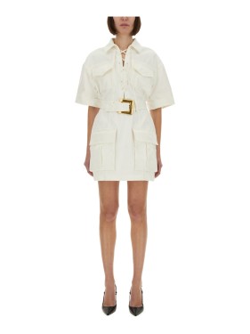 Balmain Fringed Paisley-Print Silk Miniskirt | THE LIST