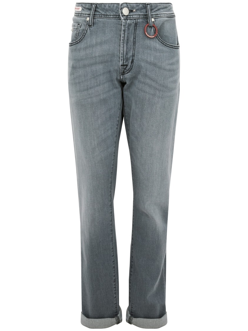Tramarossa Grey 'michelangelo' Jeans In Cotton In Gray