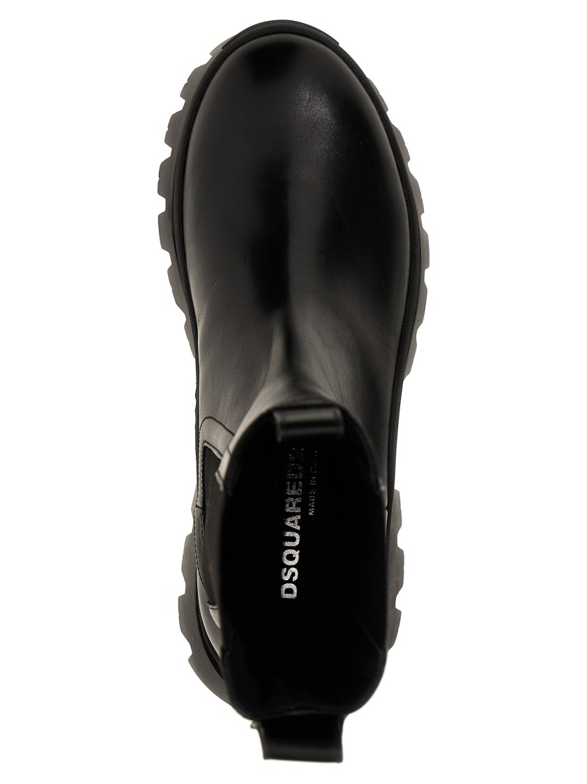 Dsquared2 D2 Statement' Ankle Boots In Black