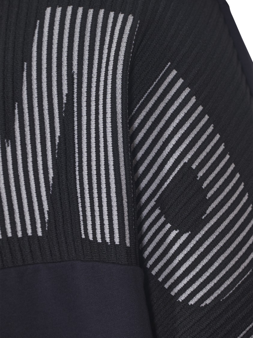 Parajumpers Crew Neck Black Sweater In Blue