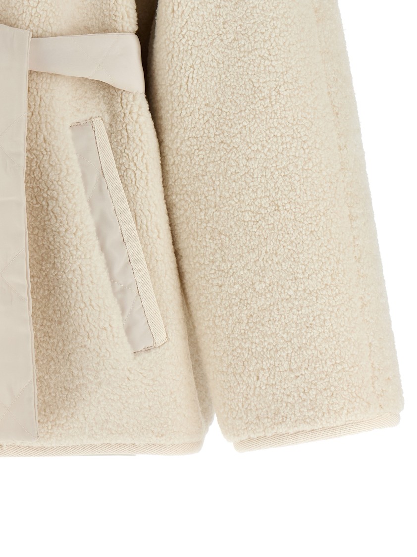 Pinko Capperi Puffer Jackets White In Neutral