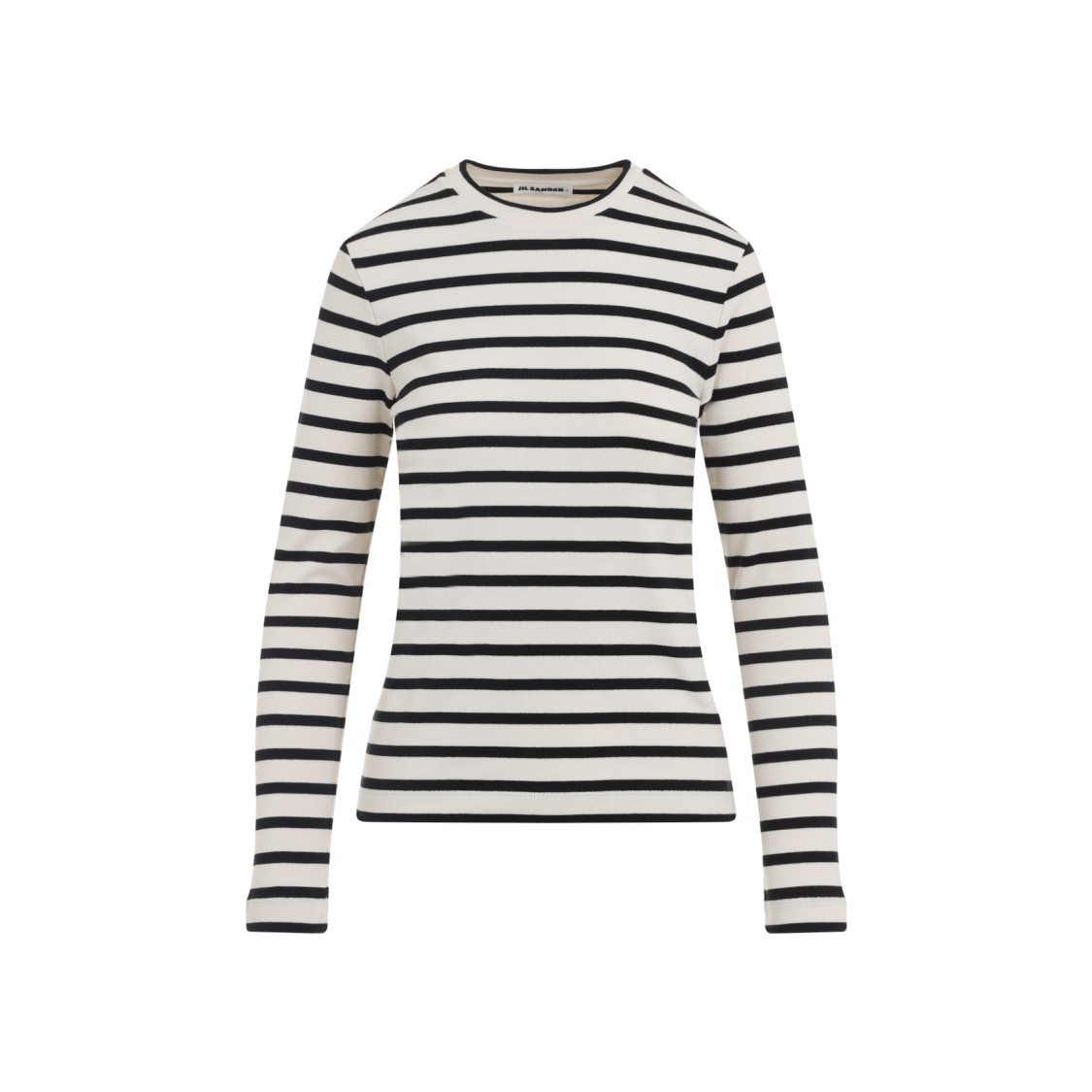 Jil Sander Relaxed-fit Classic Striped Cotton Top In White