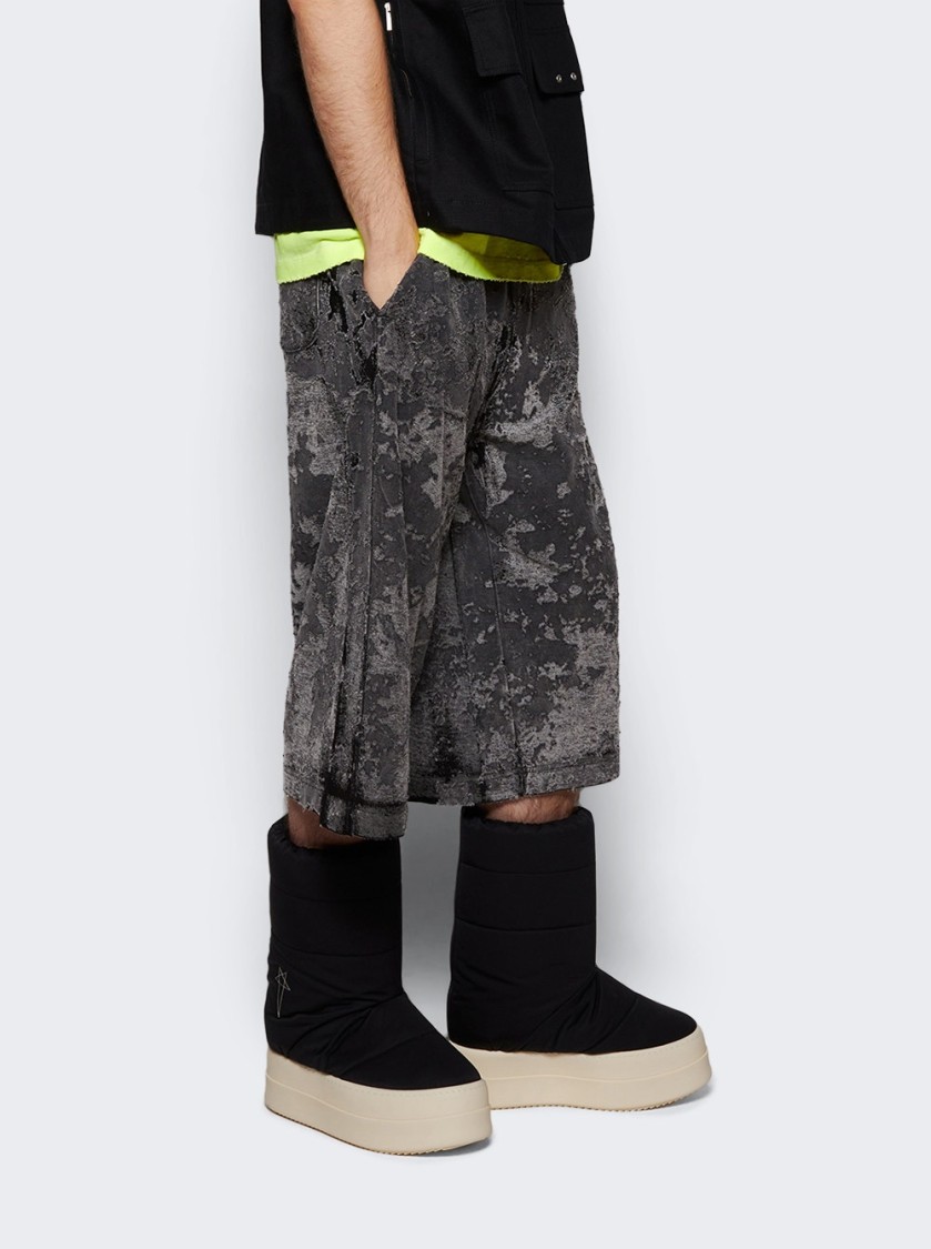 Shop Rick Owens Drkshdw Drkshdw By Rick Owens Mega Bumper Lunar Boot Black And Pearl