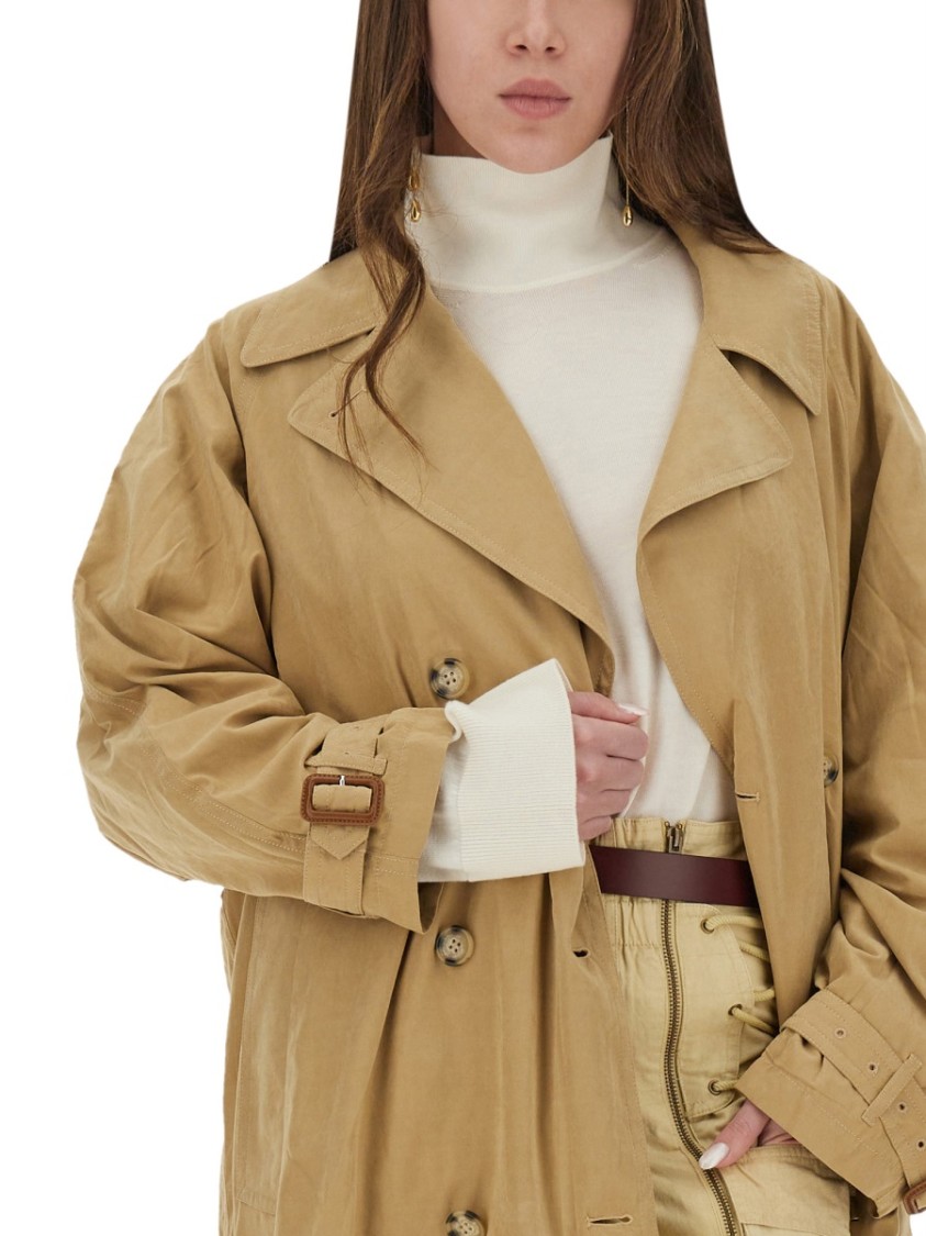 Isabel Marant Trench "elea" In Brown