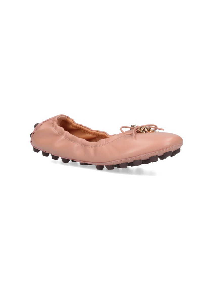 TOD'S TOD'S "BUBBLE" BALLERINAS – PINK 