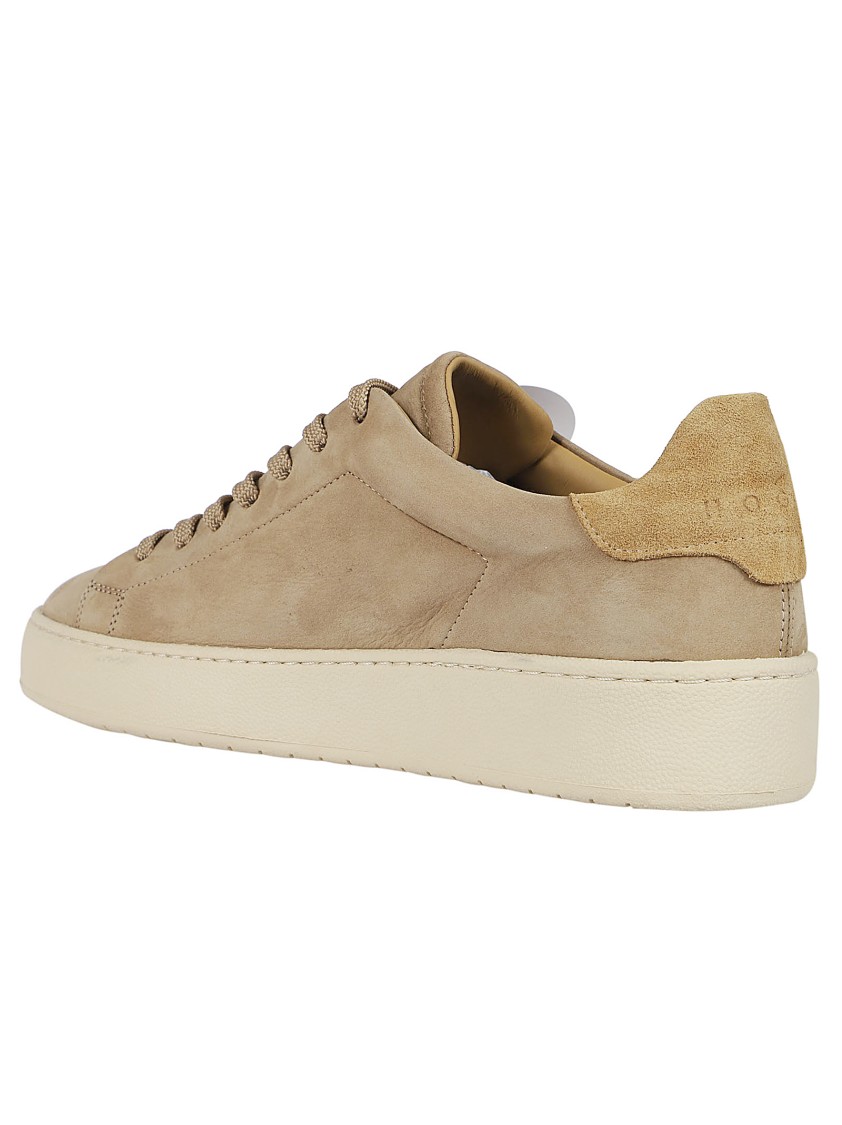 Hogan H672 Soft Suede Sneakers In Pink