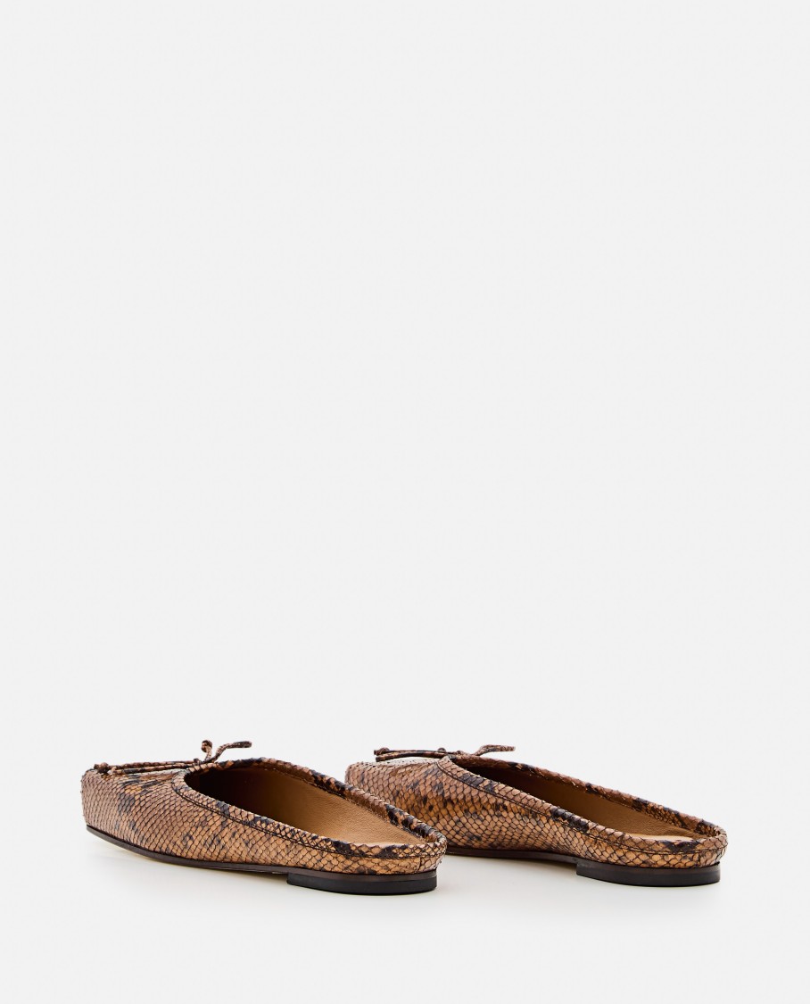Jacquemus La Casa Series Snake Pattern Embossing In Brown