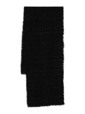 Faliero Sarti Adriel Cashmere Scarf With Frayed Edges | THE LIST