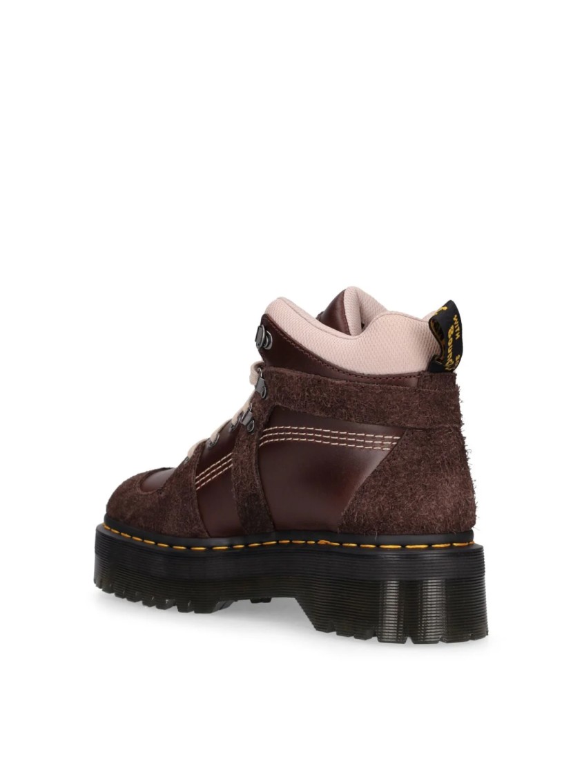 Dr. Martens' Dr. Martens Zuma Wooly Bully Hiker Boots In Black