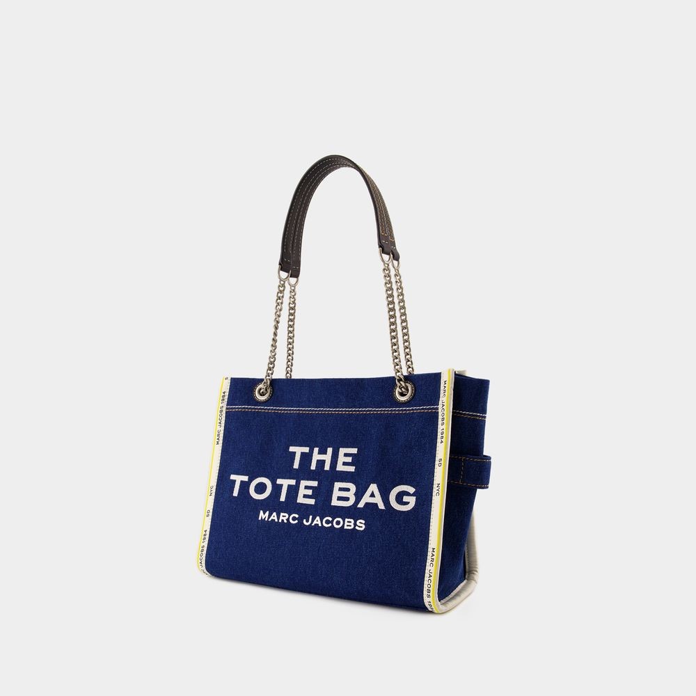 Shop Marc Jacobs The Medium Tote - Cotton - Black