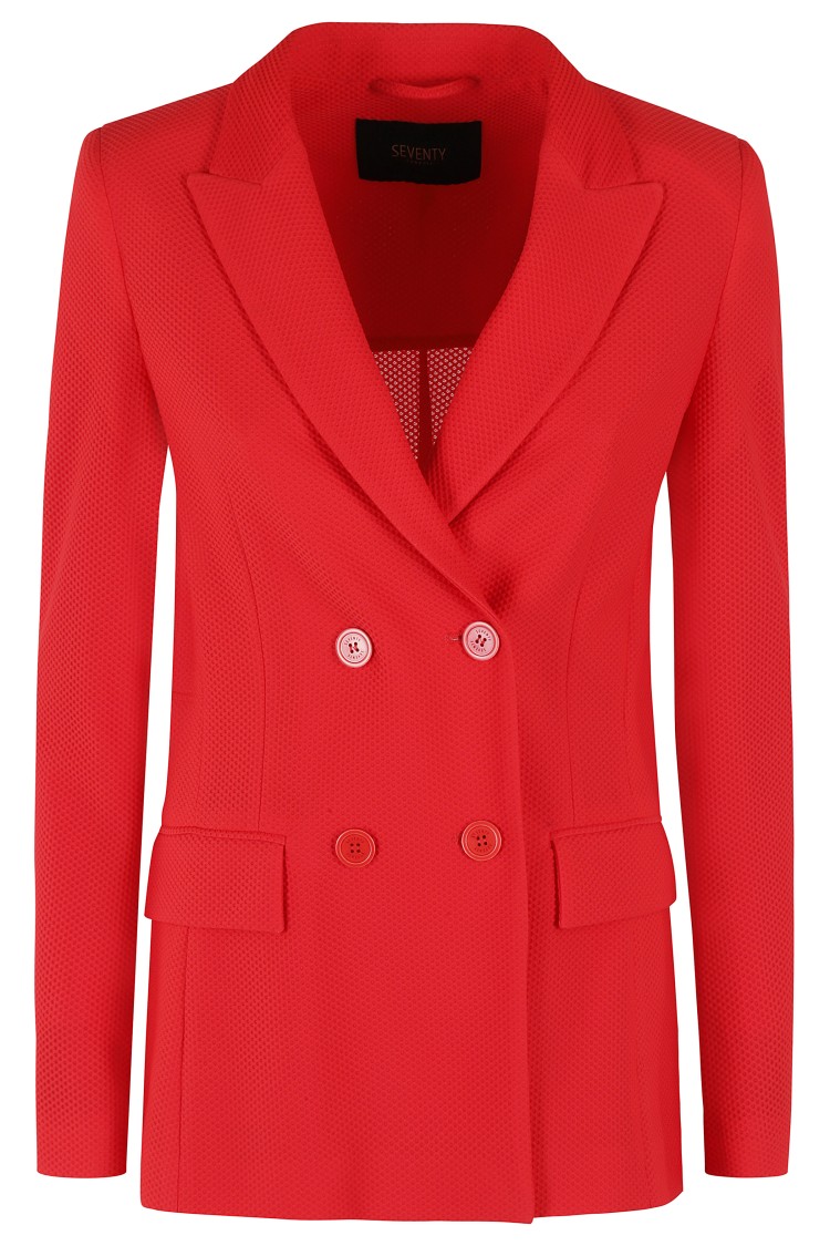 Seventy Technical Network Jacket In Red