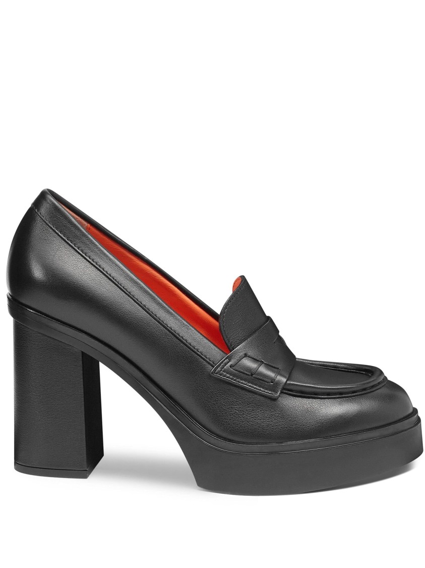 Santoni Closed-design High Heel Pumps In Black