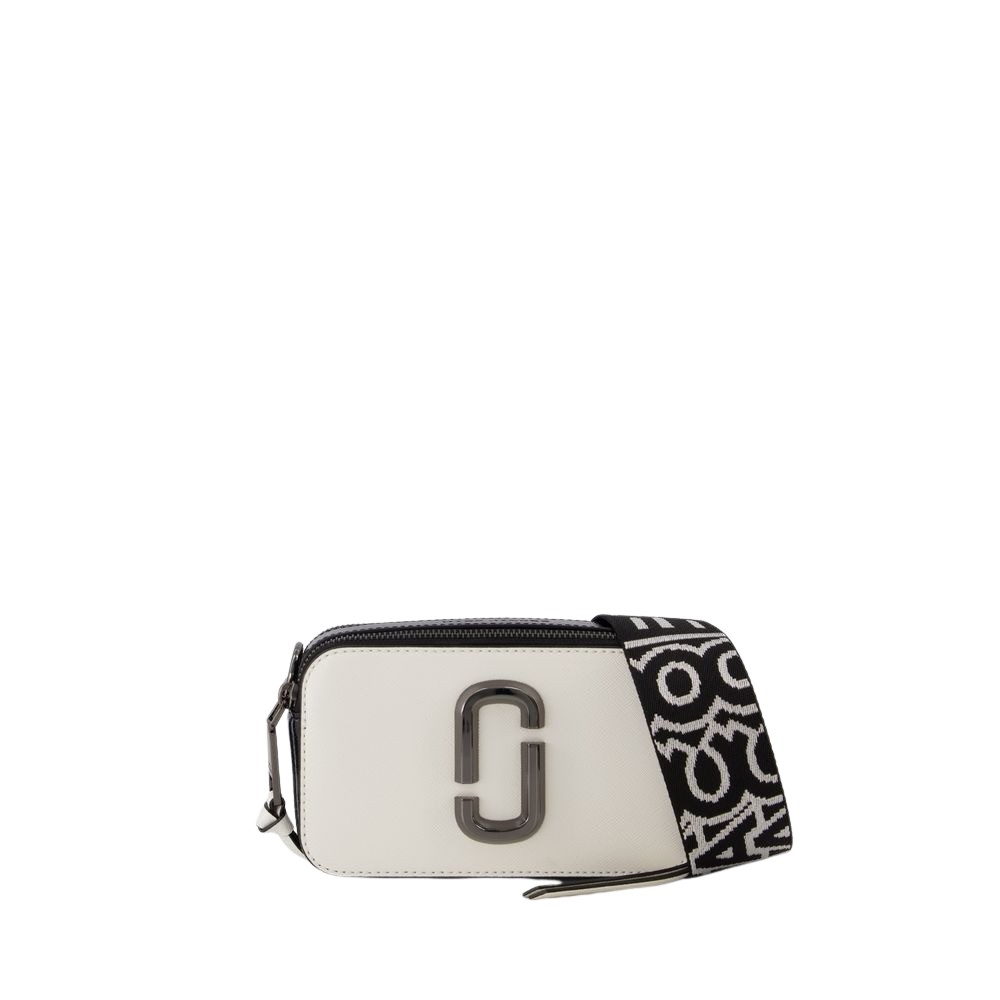 Marc Jacobs The Snapshot Crossbody Bag In Silver
