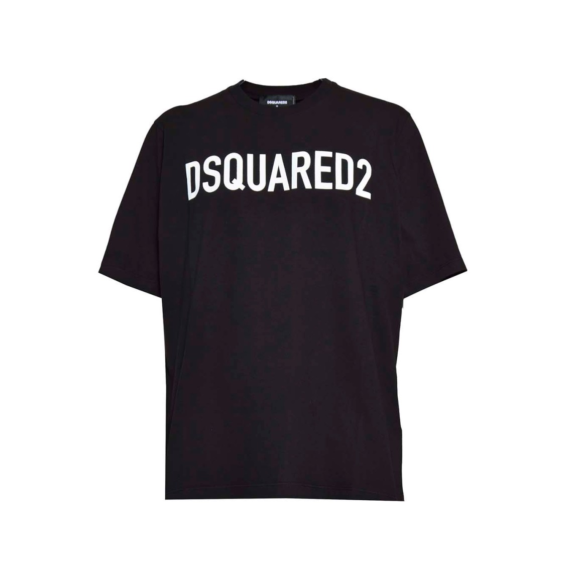 Shop Dsquared2 Black Cotton Loose Fit T-shirt