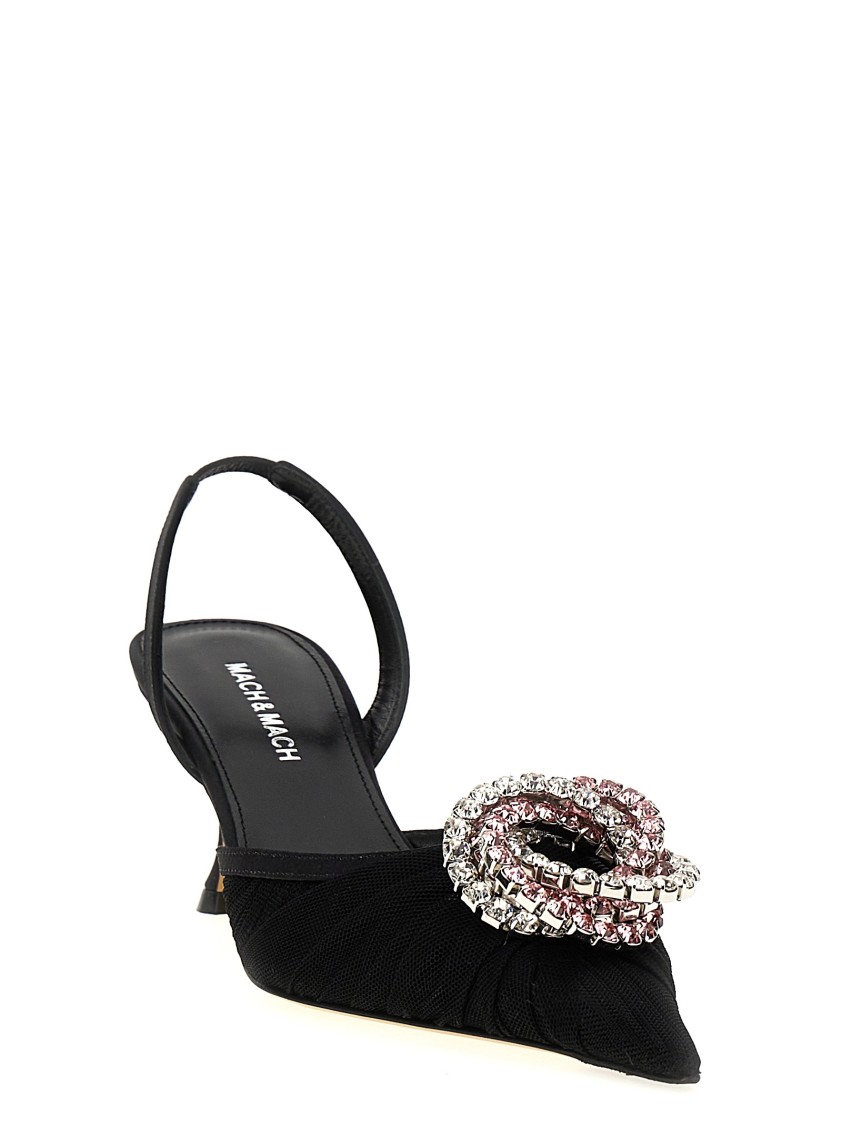Mach&mach Galaxy Embellished Slingback Pumps