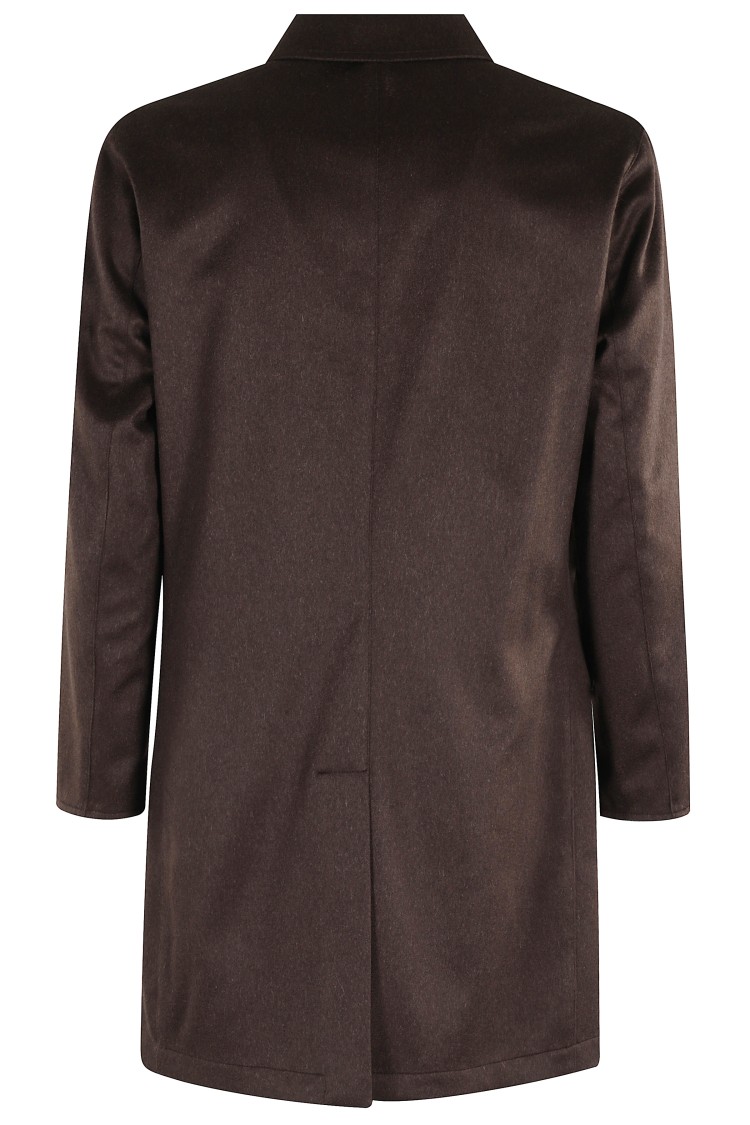 Kired Reversible Waterproof Coat With Classic Collar In Black