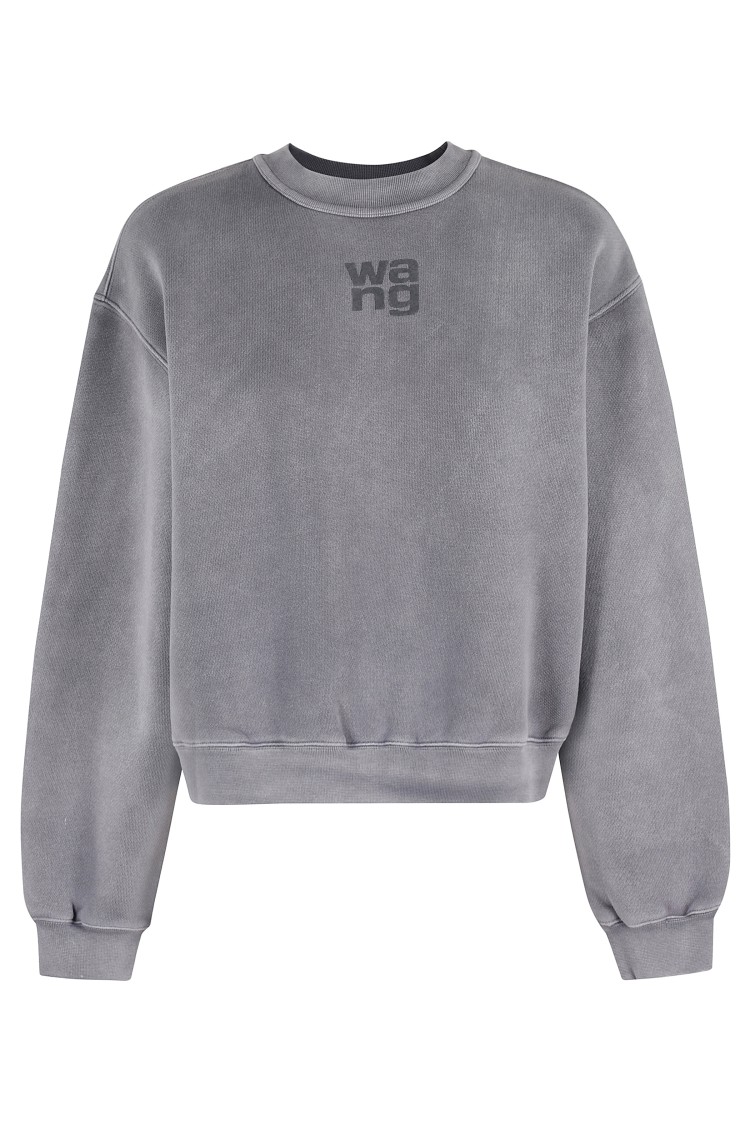 Alexander Wang T T By Alexander Wang Sweatshirts In Grey